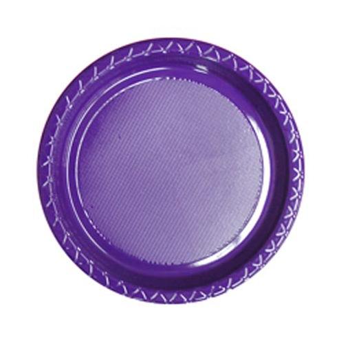 (image for) Purple Plastic Lunch Plates (25)